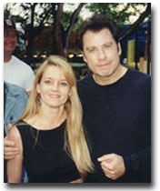 Toni with John Travolta